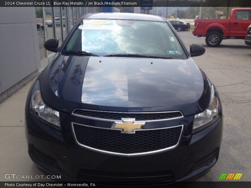 Blue Ray Metallic / Jet Black/Medium Titanium 2014 Chevrolet Cruze LS