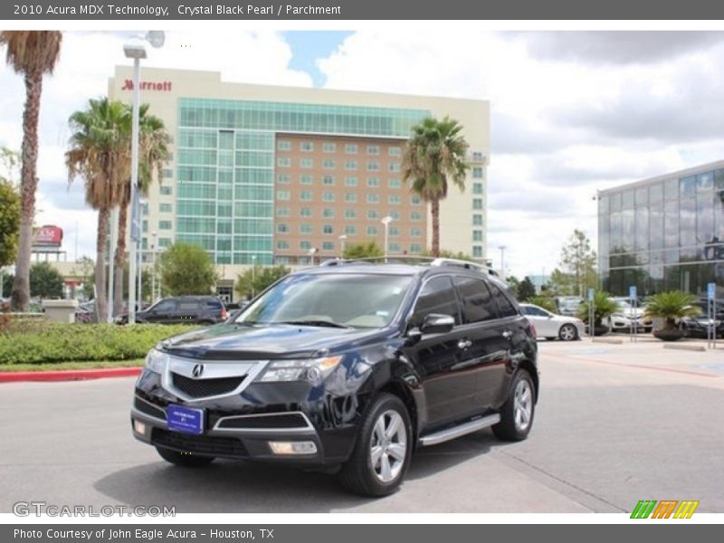Crystal Black Pearl / Parchment 2010 Acura MDX Technology