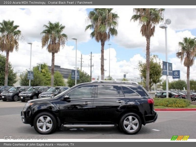 Crystal Black Pearl / Parchment 2010 Acura MDX Technology