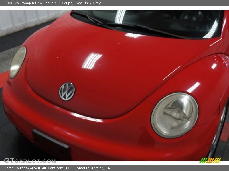 Red Uni / Grey 2000 Volkswagen New Beetle GLS Coupe