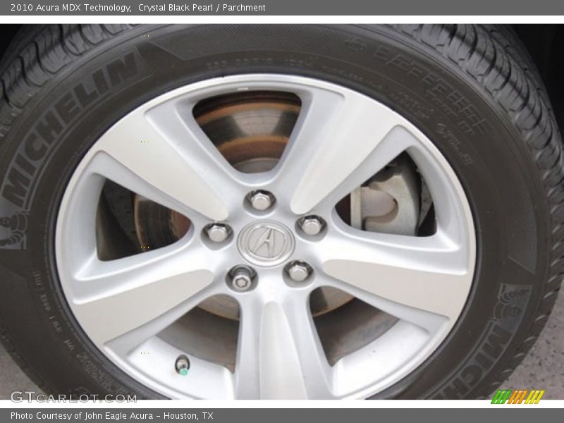 Crystal Black Pearl / Parchment 2010 Acura MDX Technology