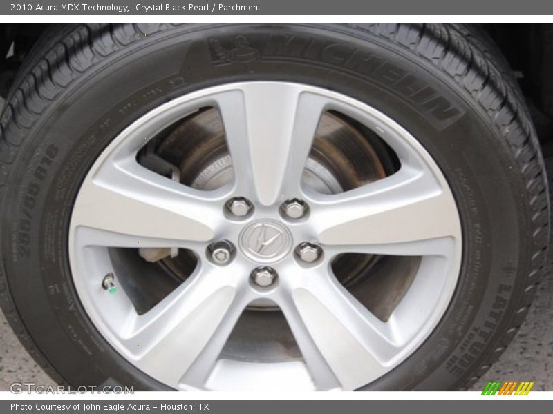 Crystal Black Pearl / Parchment 2010 Acura MDX Technology