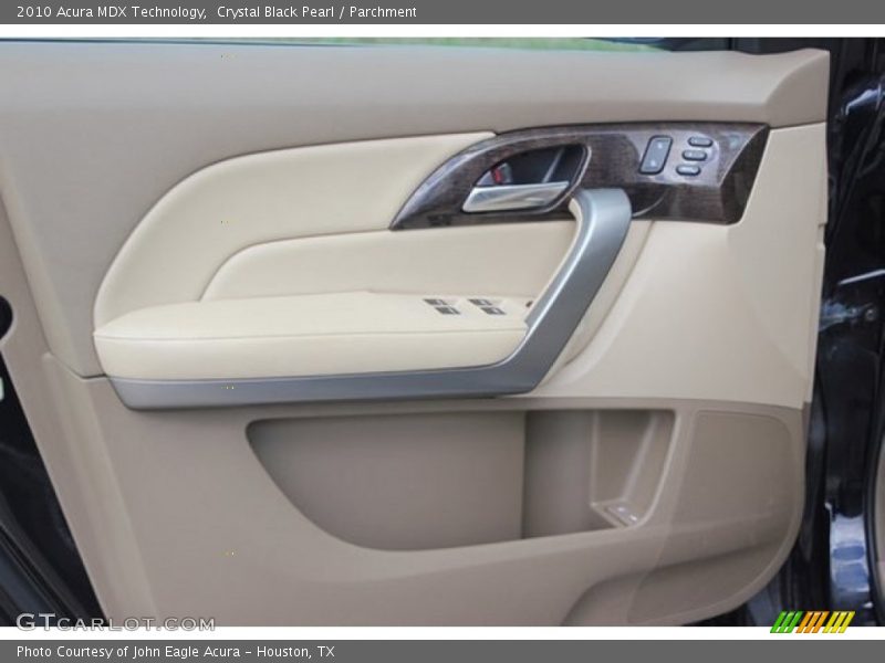 Crystal Black Pearl / Parchment 2010 Acura MDX Technology