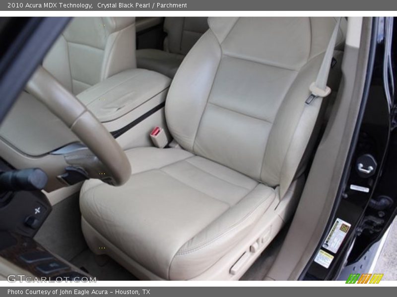 Crystal Black Pearl / Parchment 2010 Acura MDX Technology