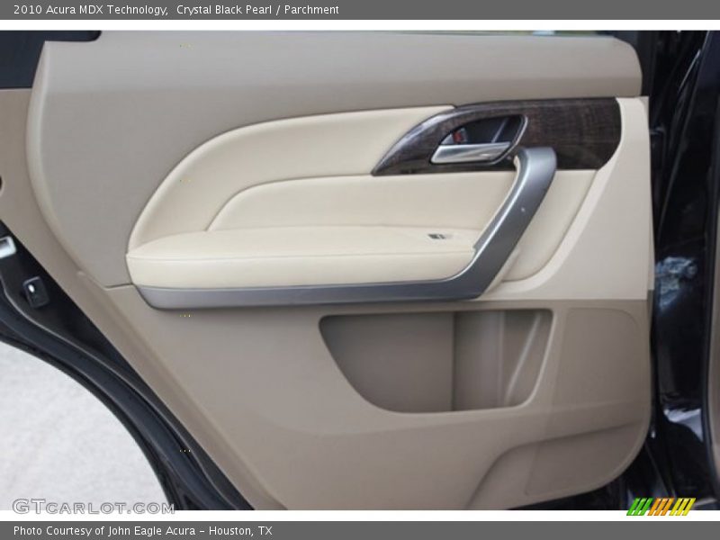 Crystal Black Pearl / Parchment 2010 Acura MDX Technology