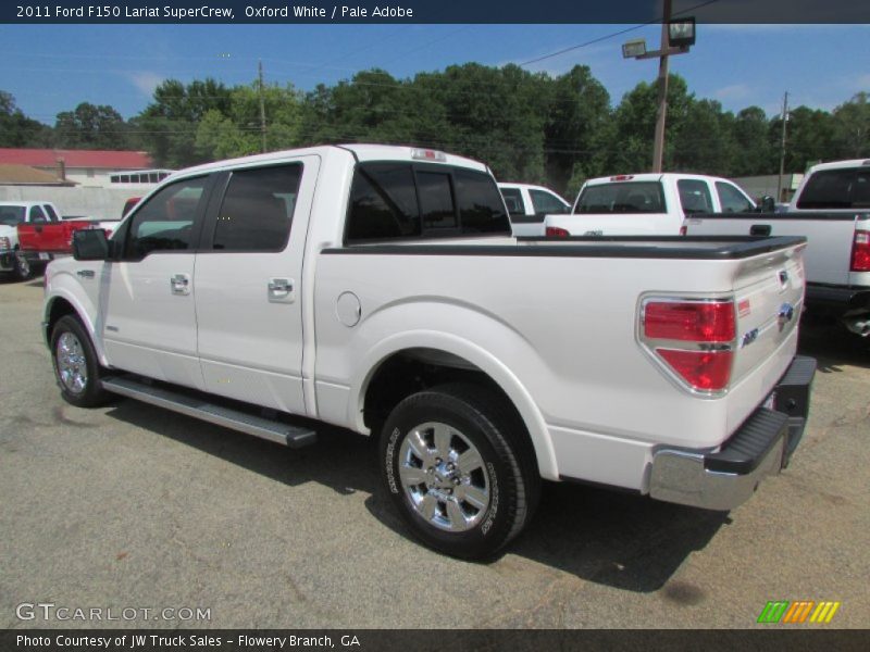 Oxford White / Pale Adobe 2011 Ford F150 Lariat SuperCrew