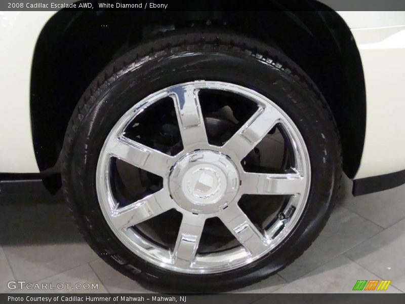 White Diamond / Ebony 2008 Cadillac Escalade AWD