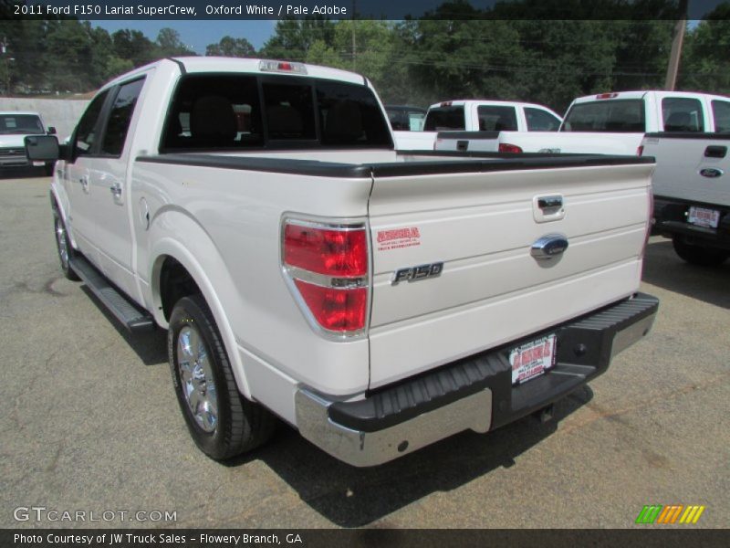 Oxford White / Pale Adobe 2011 Ford F150 Lariat SuperCrew