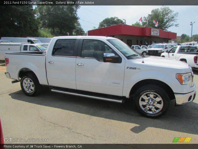 Oxford White / Pale Adobe 2011 Ford F150 Lariat SuperCrew