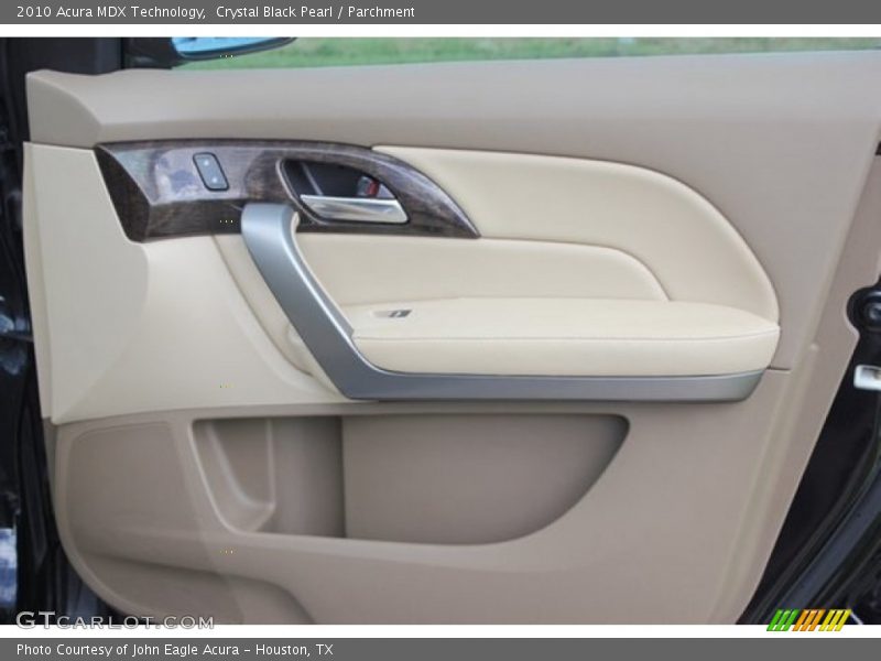 Crystal Black Pearl / Parchment 2010 Acura MDX Technology