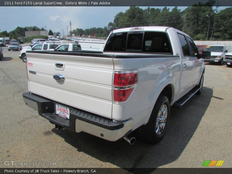 Oxford White / Pale Adobe 2011 Ford F150 Lariat SuperCrew