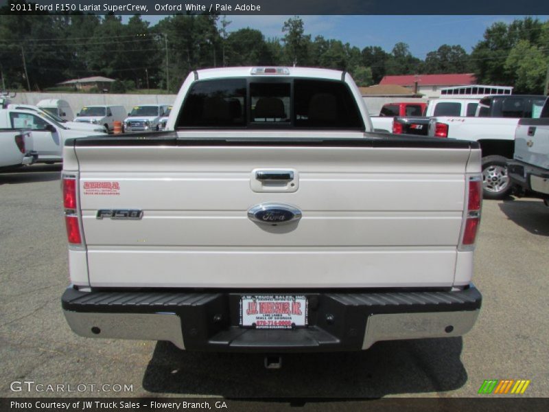 Oxford White / Pale Adobe 2011 Ford F150 Lariat SuperCrew