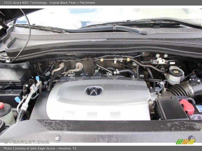 Crystal Black Pearl / Parchment 2010 Acura MDX Technology