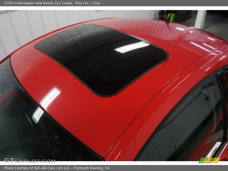 Red Uni / Grey 2000 Volkswagen New Beetle GLS Coupe