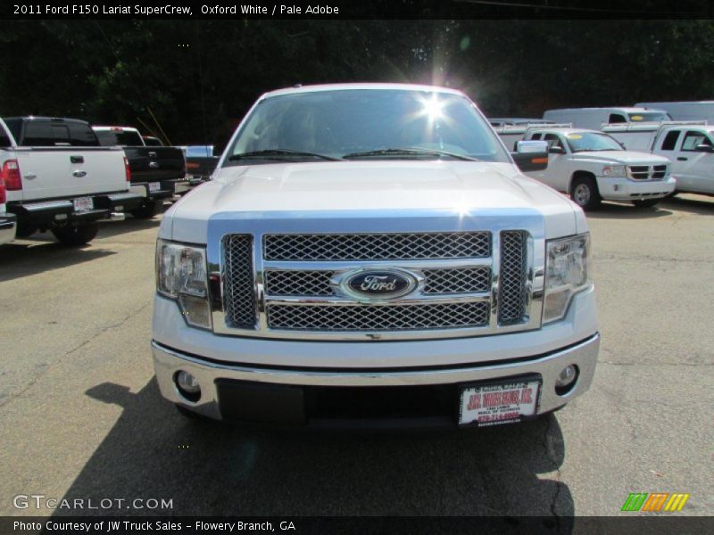 Oxford White / Pale Adobe 2011 Ford F150 Lariat SuperCrew