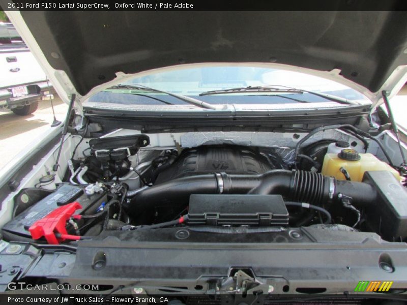 Oxford White / Pale Adobe 2011 Ford F150 Lariat SuperCrew