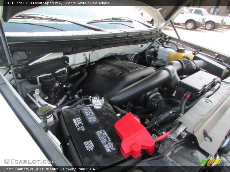 Oxford White / Pale Adobe 2011 Ford F150 Lariat SuperCrew