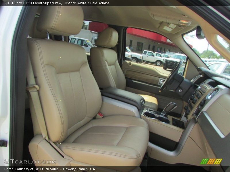Oxford White / Pale Adobe 2011 Ford F150 Lariat SuperCrew