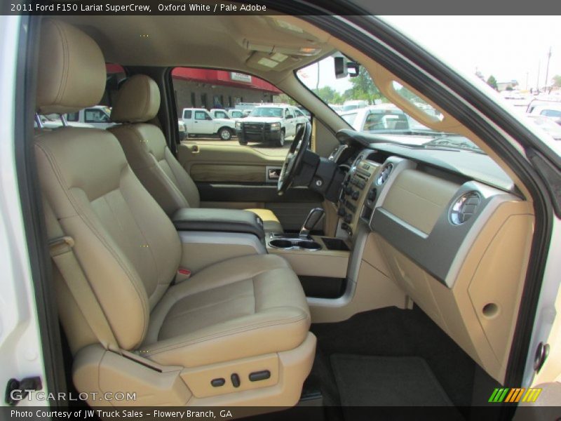 Oxford White / Pale Adobe 2011 Ford F150 Lariat SuperCrew