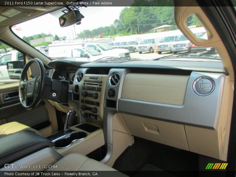 Oxford White / Pale Adobe 2011 Ford F150 Lariat SuperCrew