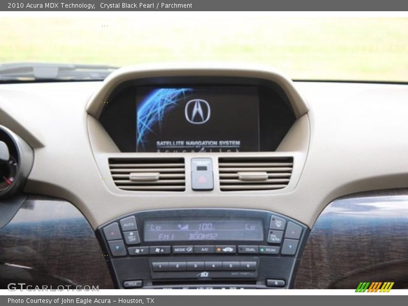 Crystal Black Pearl / Parchment 2010 Acura MDX Technology