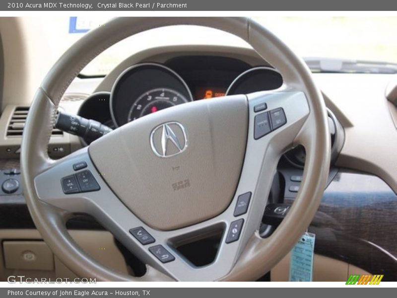 Crystal Black Pearl / Parchment 2010 Acura MDX Technology