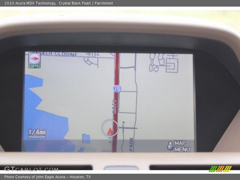 Crystal Black Pearl / Parchment 2010 Acura MDX Technology