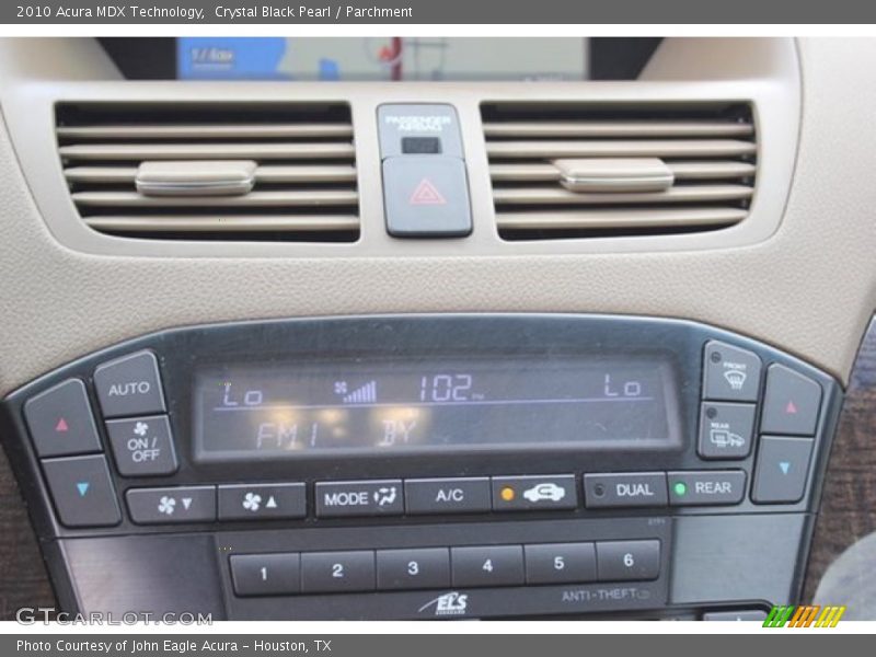 Crystal Black Pearl / Parchment 2010 Acura MDX Technology