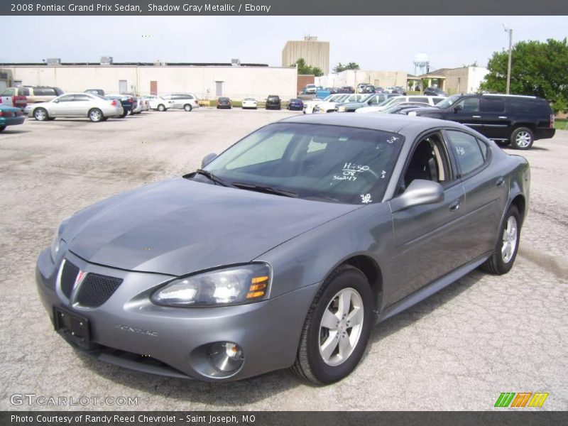 Shadow Gray Metallic / Ebony 2008 Pontiac Grand Prix Sedan