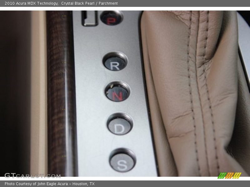 Crystal Black Pearl / Parchment 2010 Acura MDX Technology
