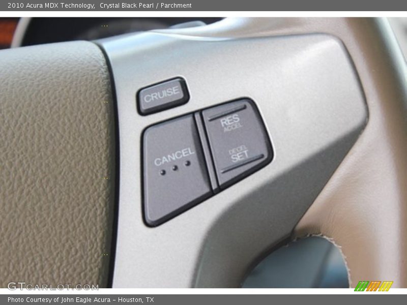 Crystal Black Pearl / Parchment 2010 Acura MDX Technology