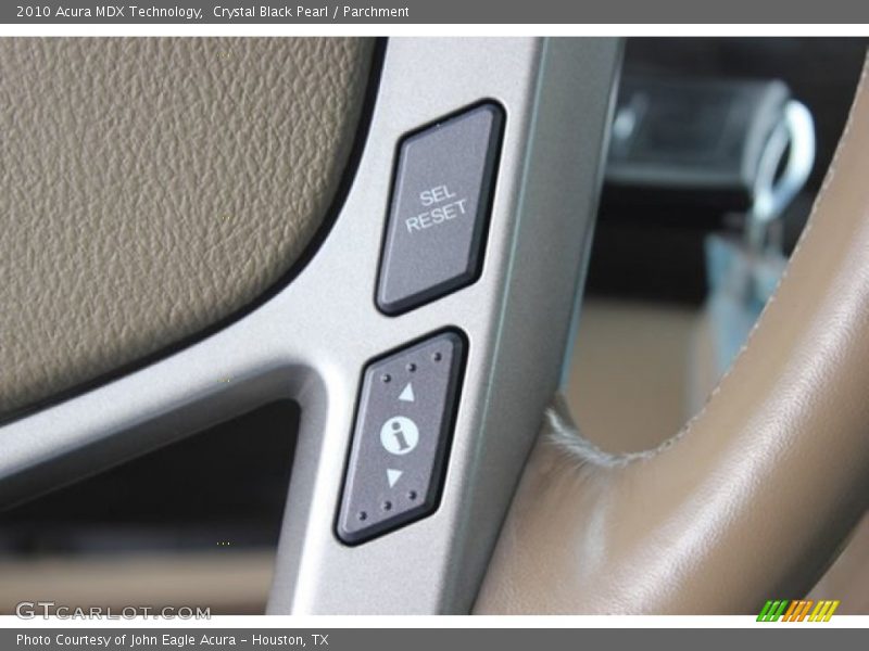Crystal Black Pearl / Parchment 2010 Acura MDX Technology