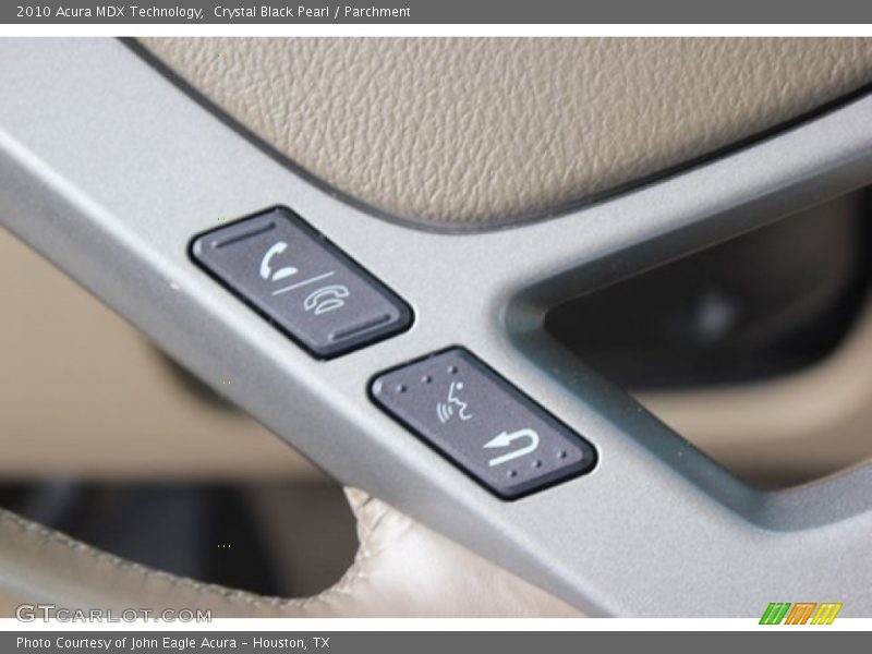 Crystal Black Pearl / Parchment 2010 Acura MDX Technology