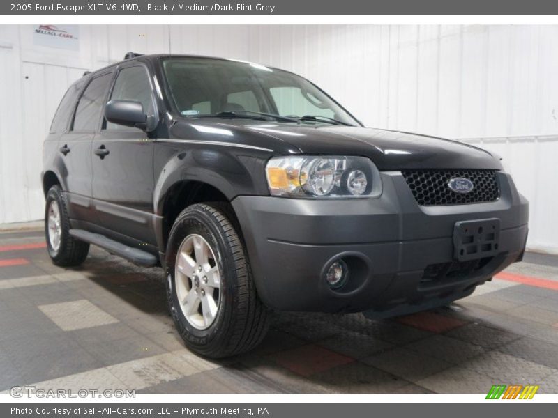 Black / Medium/Dark Flint Grey 2005 Ford Escape XLT V6 4WD