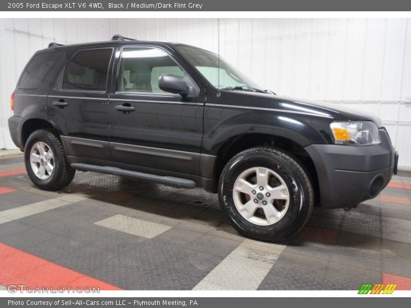 Black / Medium/Dark Flint Grey 2005 Ford Escape XLT V6 4WD