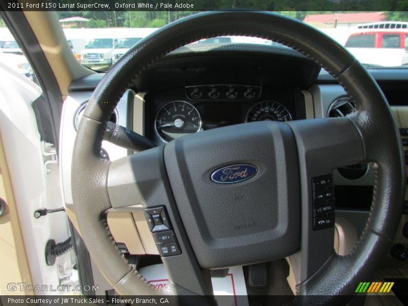 Oxford White / Pale Adobe 2011 Ford F150 Lariat SuperCrew