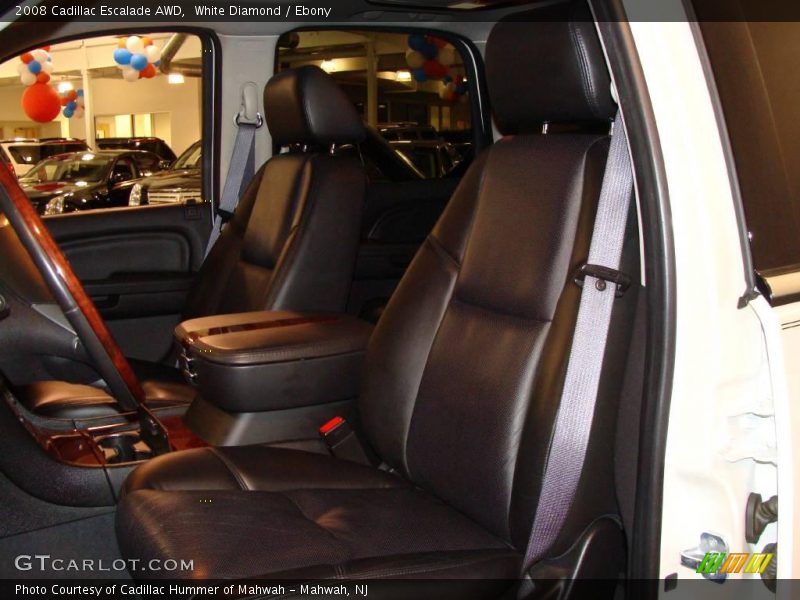 White Diamond / Ebony 2008 Cadillac Escalade AWD