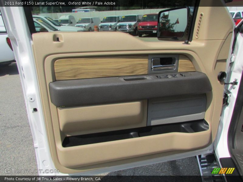 Oxford White / Pale Adobe 2011 Ford F150 Lariat SuperCrew