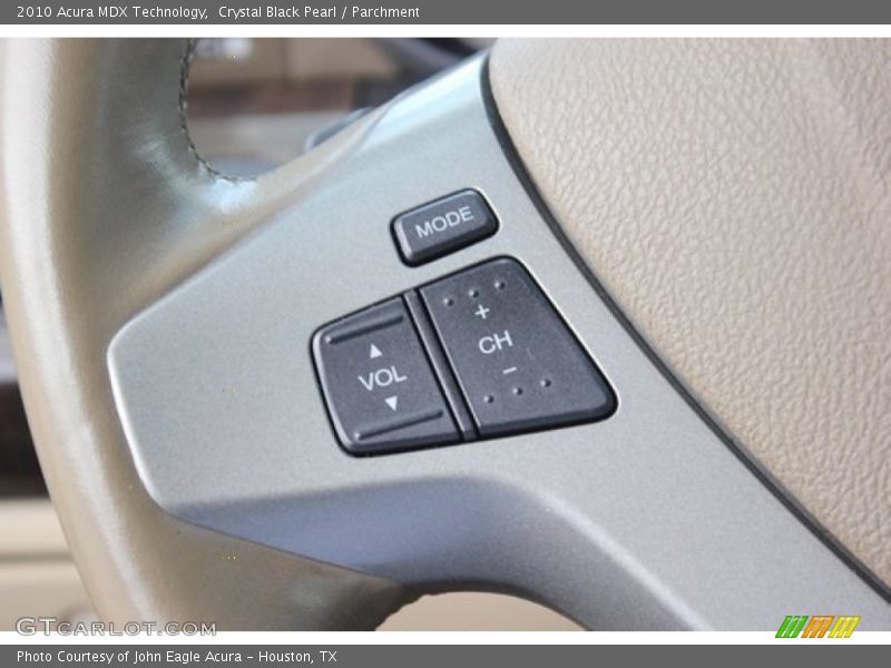 Crystal Black Pearl / Parchment 2010 Acura MDX Technology