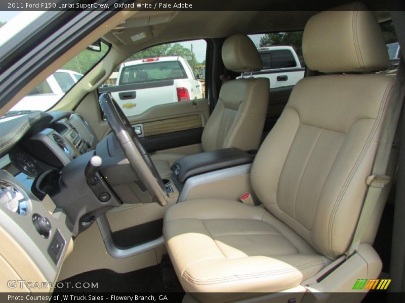 Oxford White / Pale Adobe 2011 Ford F150 Lariat SuperCrew