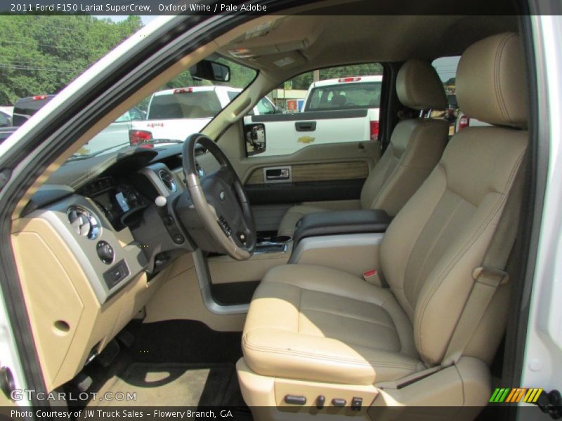 Oxford White / Pale Adobe 2011 Ford F150 Lariat SuperCrew