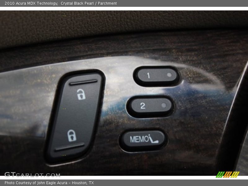 Crystal Black Pearl / Parchment 2010 Acura MDX Technology