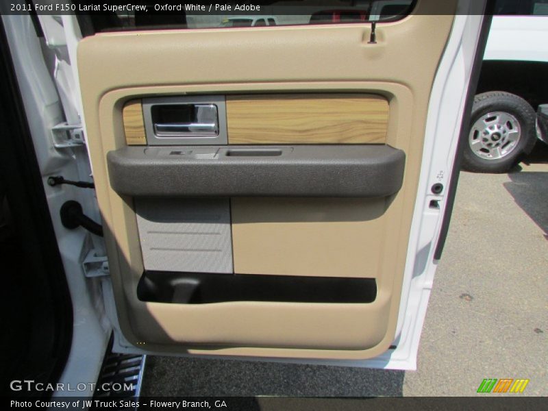 Oxford White / Pale Adobe 2011 Ford F150 Lariat SuperCrew