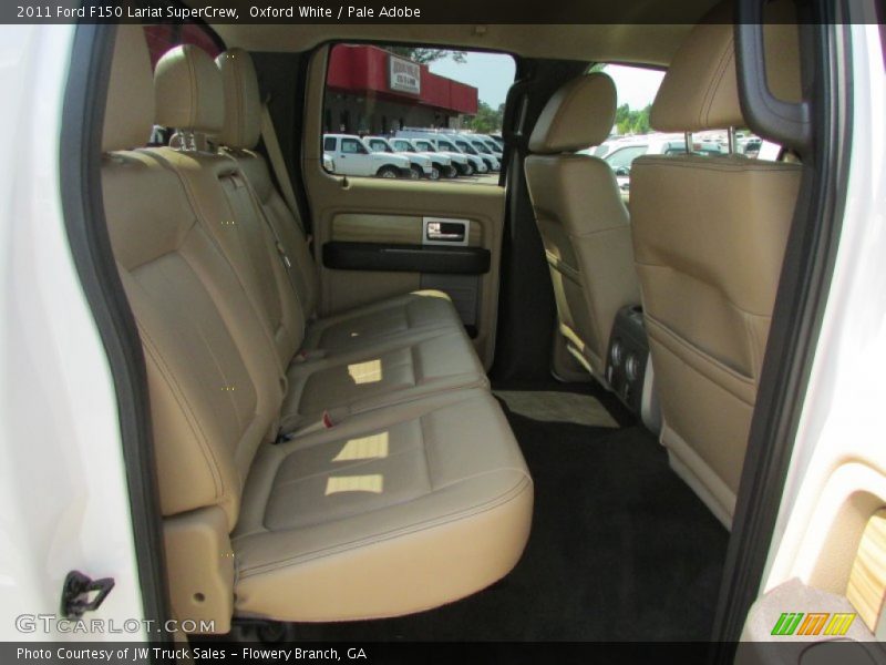 Oxford White / Pale Adobe 2011 Ford F150 Lariat SuperCrew