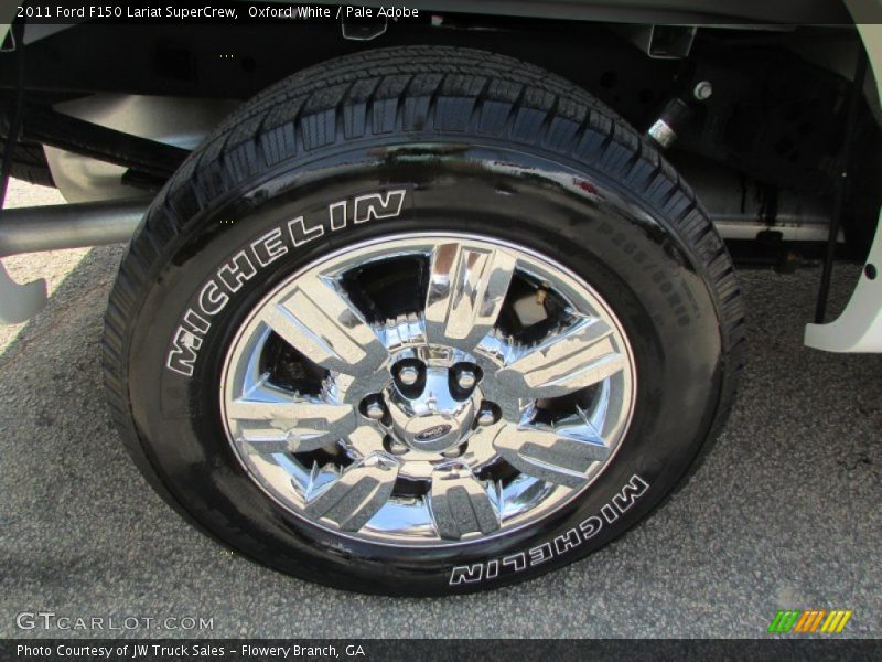 Oxford White / Pale Adobe 2011 Ford F150 Lariat SuperCrew