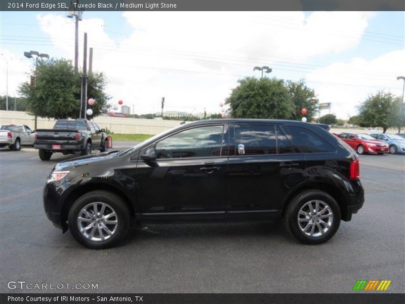 Tuxedo Black / Medium Light Stone 2014 Ford Edge SEL