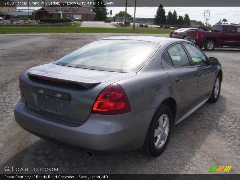 Shadow Gray Metallic / Ebony 2008 Pontiac Grand Prix Sedan