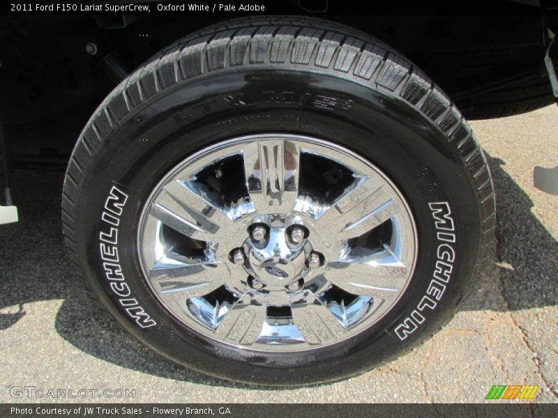 Oxford White / Pale Adobe 2011 Ford F150 Lariat SuperCrew