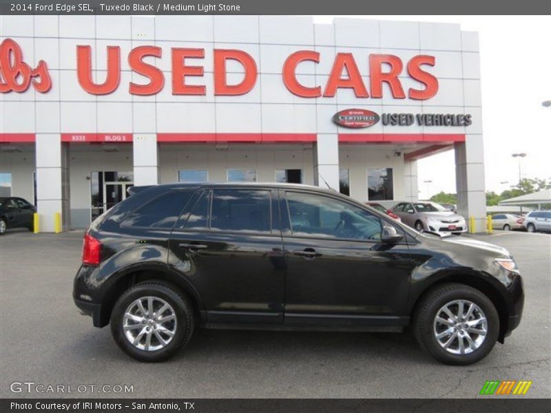 Tuxedo Black / Medium Light Stone 2014 Ford Edge SEL