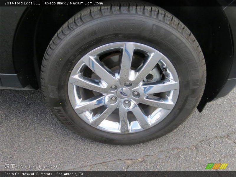 Tuxedo Black / Medium Light Stone 2014 Ford Edge SEL